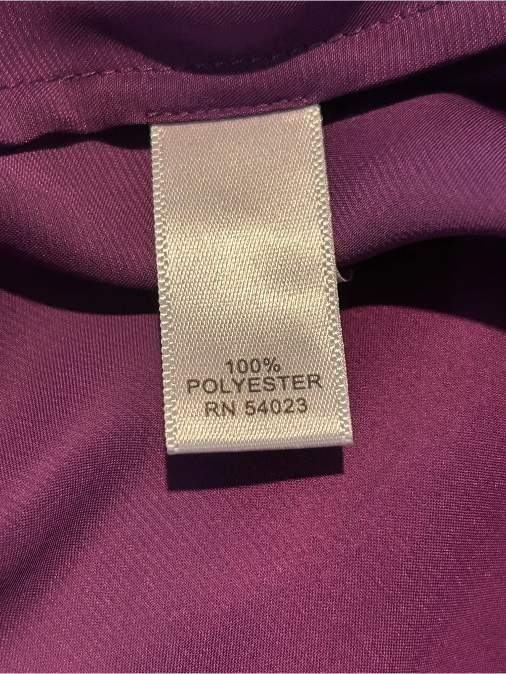 Banana Republic Satin V-Neck Blouse — Purple Size M